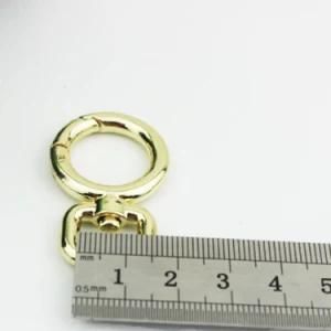 Hot Sale Zinc Alloy Shaped Circle Snap Hook for Leash Collar Bag Dog Clips (BL0846-2)