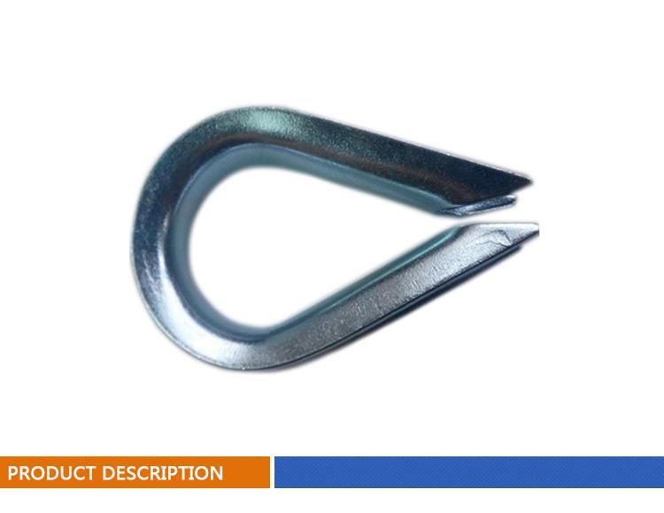 Commercial Type Electro-Galvanized Wire Rope Thimble