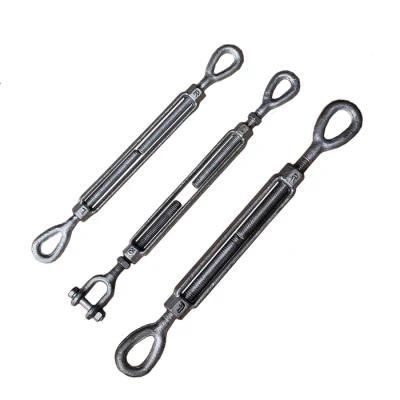 Us Type Drop Forged Carbon Steel Galvanized Heavy Duty Standard Turnbuckle with Jaw and Jaw