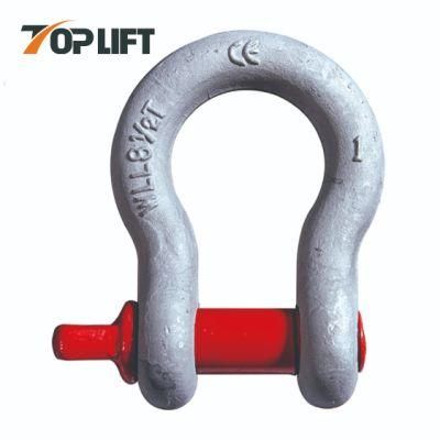 High Strength Alloy Steel Forged High Strength Screw Pin Bow Shackle