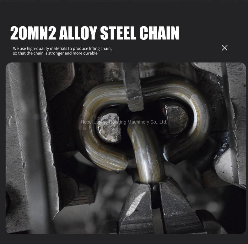 G80 Chain with Hook Trailer Chain with Hook on Both Ends for Truck Use