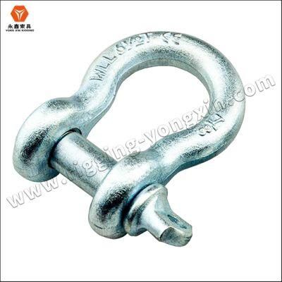 Most Popular Factory Outlet D Ring Shackle 3/4 Inch with 7/8 Pin Shackle