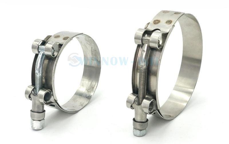 Zinc Plated T Band & Bolt Hose Clips Clamps