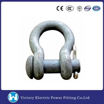 Vic Pole Line Hardware Galvanzied Anchor Shackle