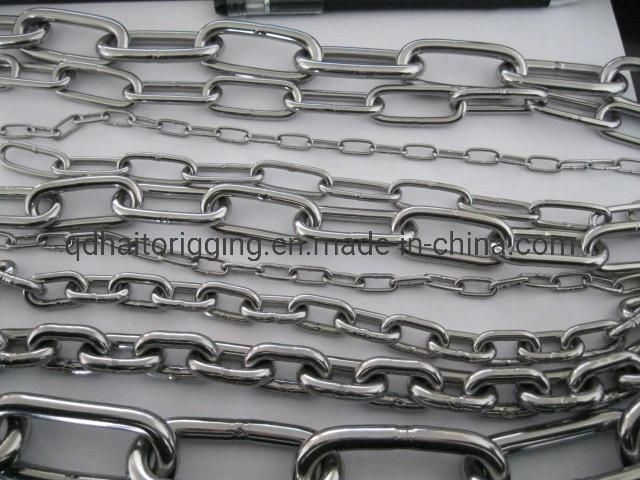 AISI 304/316 Link Chain of DIN763764/766