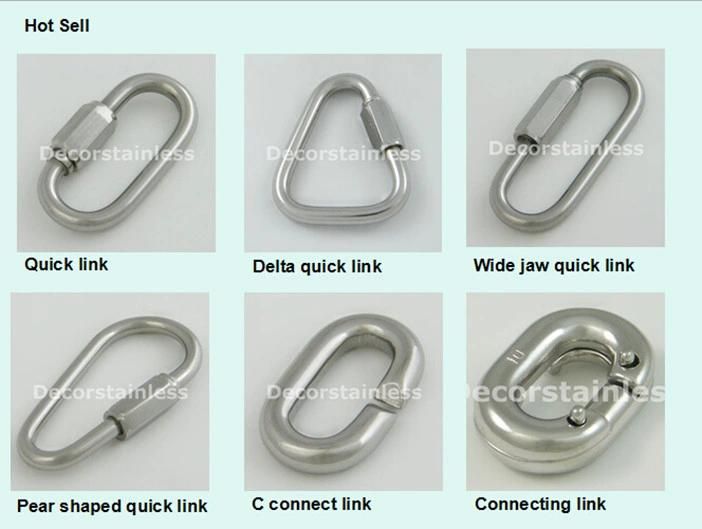 Stainless Steel 316 Wide Haw Quick Link