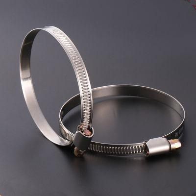 British Type Worm Drive Hose Clamp / Pipe Clamps, Smooth Inner