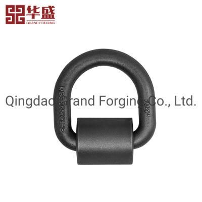 Forged D Lifting Ring with Welding Plate for Lashing Handle