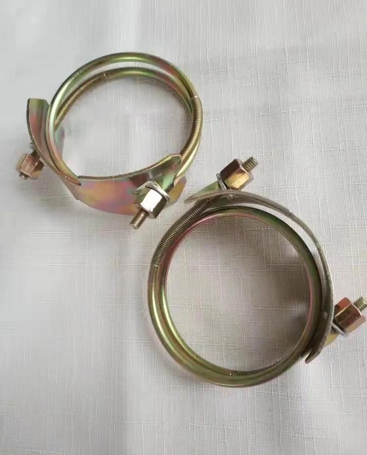 Spring Wire Galvanized Steel Tiger Clip Pipe Hose Clamp