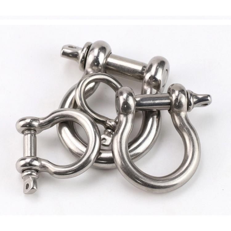 Hot Forged Stainless Steel 304/316 Bow Shackle