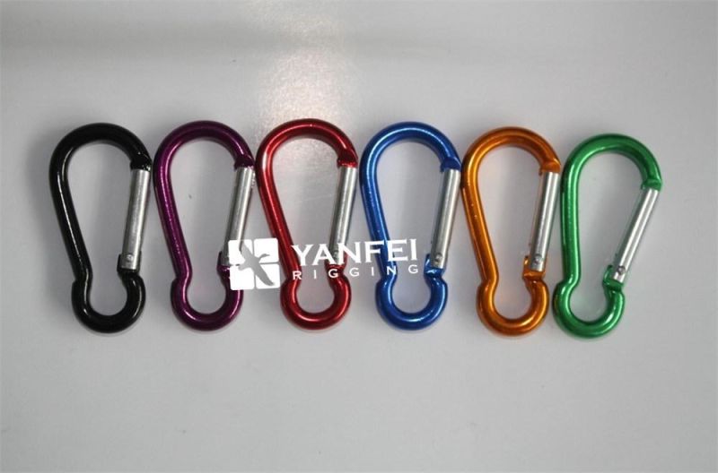 Promotion Gift Safety Snap Hook Spring Carabiner for Keychain