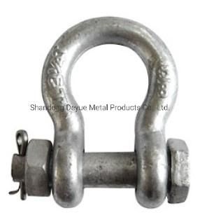 Heavy Duty Us Type Alloy Steel Bolt and Nut G2130 G-2130 Marine Steel Lifting Anchor Bow Shackle