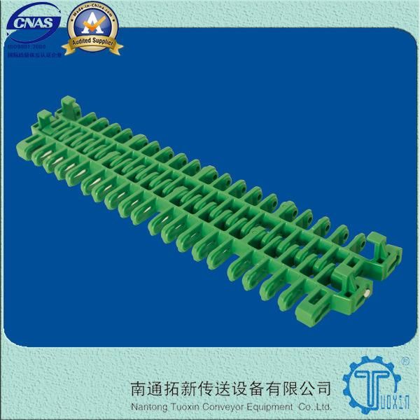 Modular Belt IS615 Radius Flush Grid With Pop-up Flights