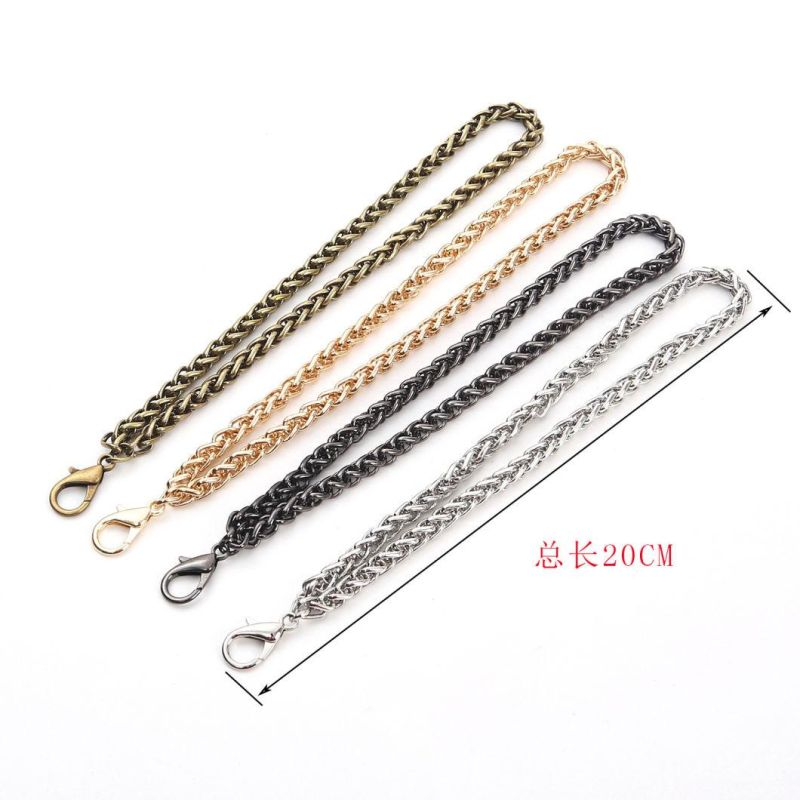 High Quality Zinc Alloy 20cm Handbag Metal Chain Bag Hardware Accessories