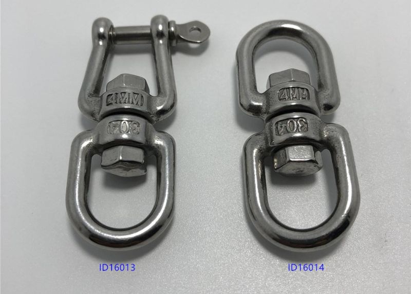 Stainless Steel 304 & 316 Ring Frok Swivel Rotating Ring Shackle