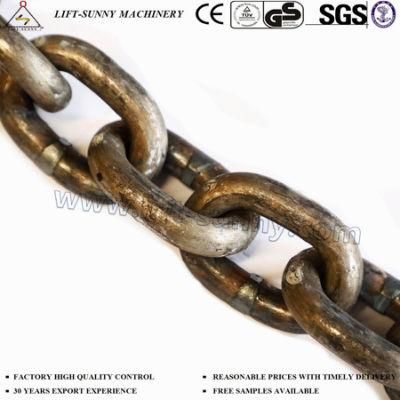 32mm G80 Alloy Steel Chain Hoist Lifting Chain Link Chain