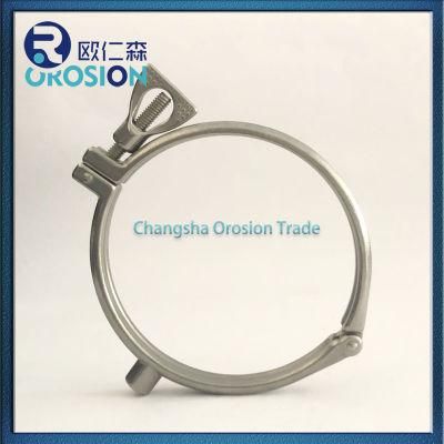 Hygienic Stainless Steel 304 Clamped Pipe Holder