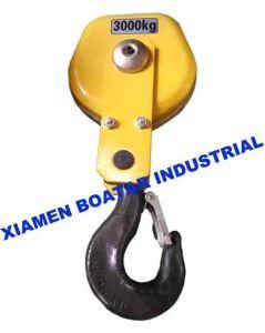 Hook for Electric Wire Rope Hoist Capacity 3ton, Single Pulley, Fall 2/1