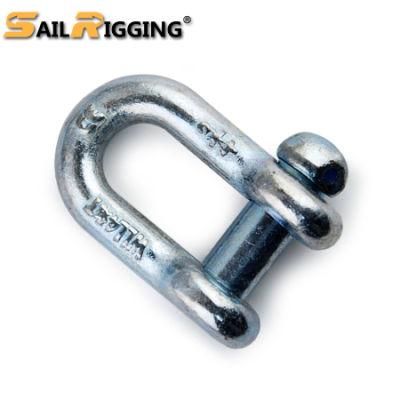 High Quanlity Trawling Shackles with Rounde Head Screw Pin D Shackle