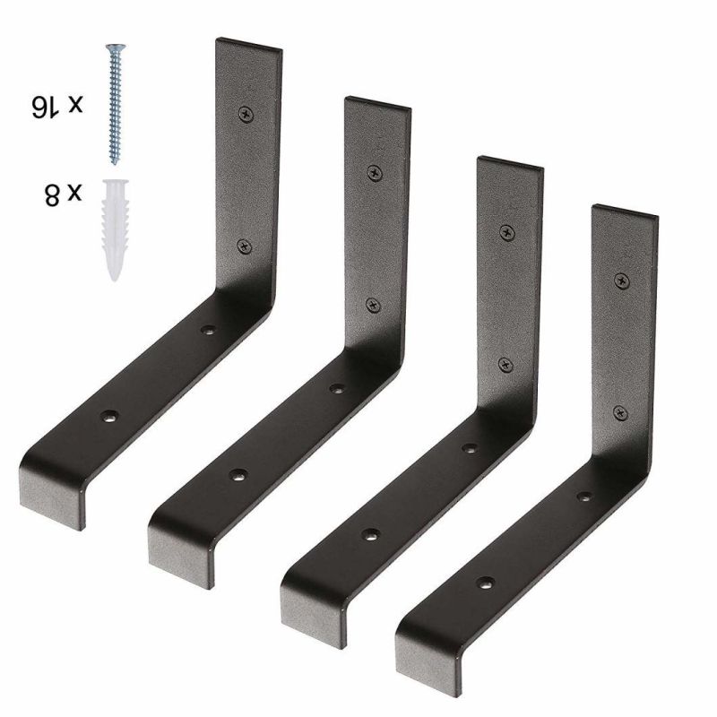 Hot Rolled Steel Forged Steel Floating Shelf L/J Brackets