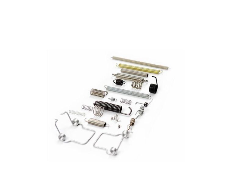 Custom Alloy Stainless Steel Small Long Barrel Die 5mm Flat Wire Torsion Tension Battery Toy Coil Compression Springs