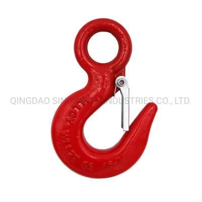 Us Type Eye Hoist Hook 320A 320c Hook Lifting Hook with Latch Eye Sling Hook