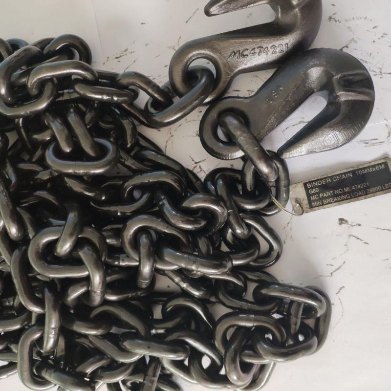 G80 Alloy Steel High Tensile Black Welded Lifting Chain