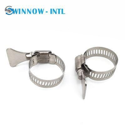 Stainless Steel American Type Hose Clamp with Handle