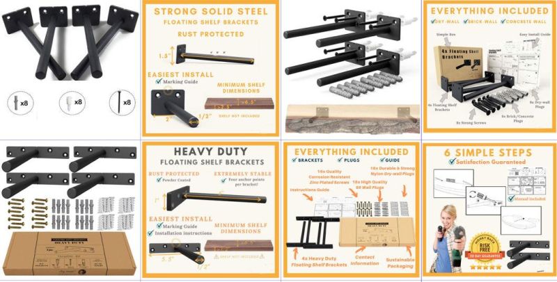 Hot Sales Steel Wall Floating Shelves for Cat House