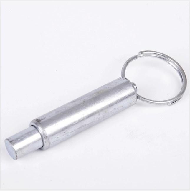 RF Zinc Coated Weld on Spring Latch with Key Ring