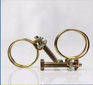 Wire Formed Spring Pipe Clamps Double Wire Hose