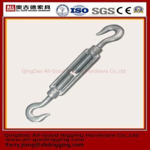 Us Type Hot Dipped Galvanized Turnbuckle with Hook and Hook Rigging