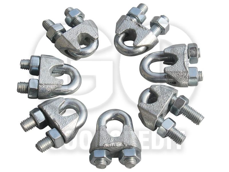 Hot DIP Galvanized Steel or Stainless Steel Hardware Wire Clamp Wire Rope Clip