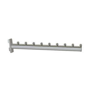 Metal Chrome Waterfall Store Display Hook with for Slotted Channel