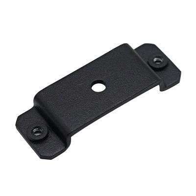 Factory Customized Stamping Parts Anodized Black Hidden Metal Shelf Brackets