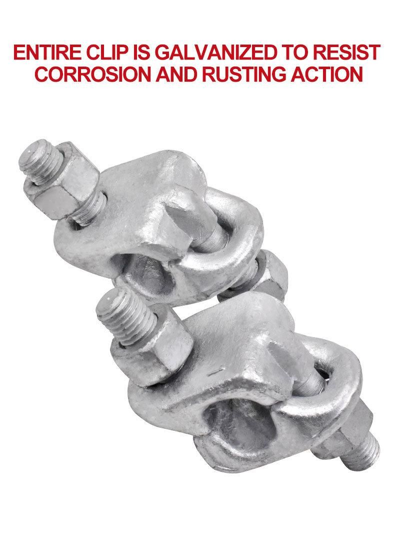 Thinkwell Forged HDG. Fist Grip Wire Rope Clip