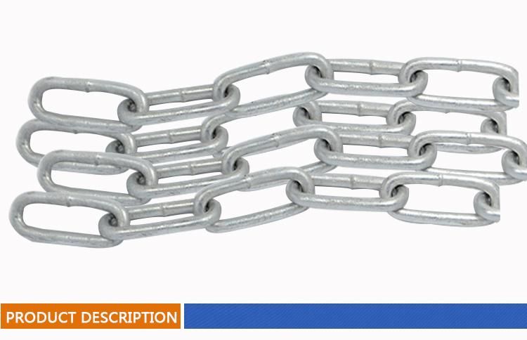China Manufacturer High Quality DIN763 Long Link Chain