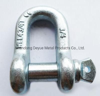 Us Type G210 Screw Pin Shackle, Carbon Steel Material, Also Available in Stainless Steel AISI304/316