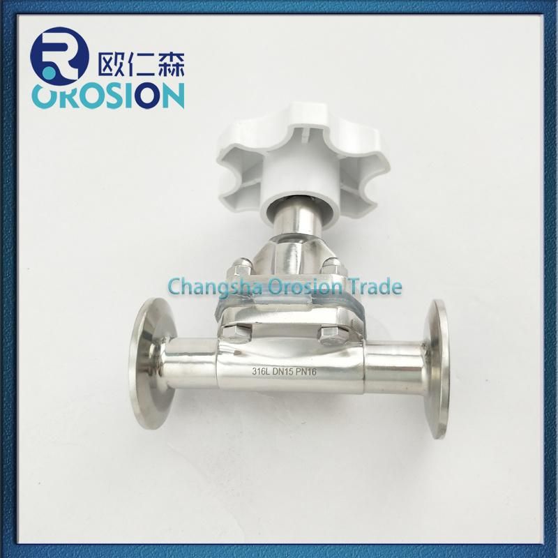 Stainless Steel Diaphragm Valve with Plastic Actuator