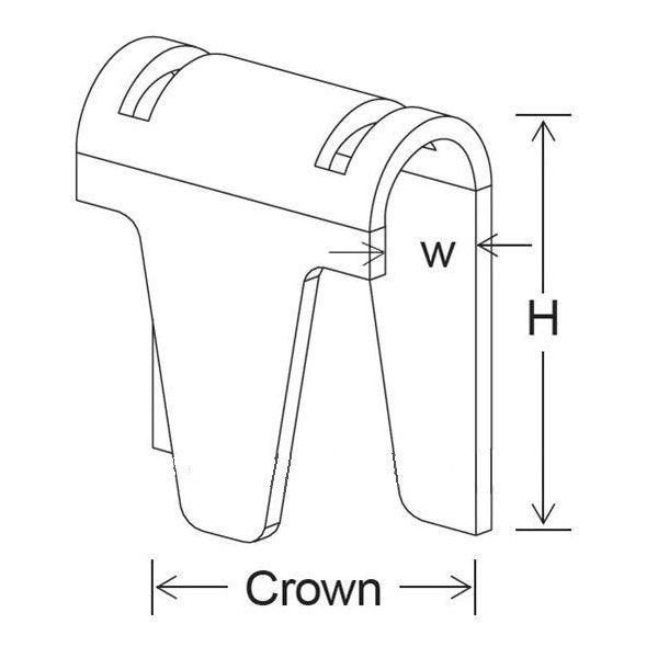 M87 Series Strip Collated Steel Clips