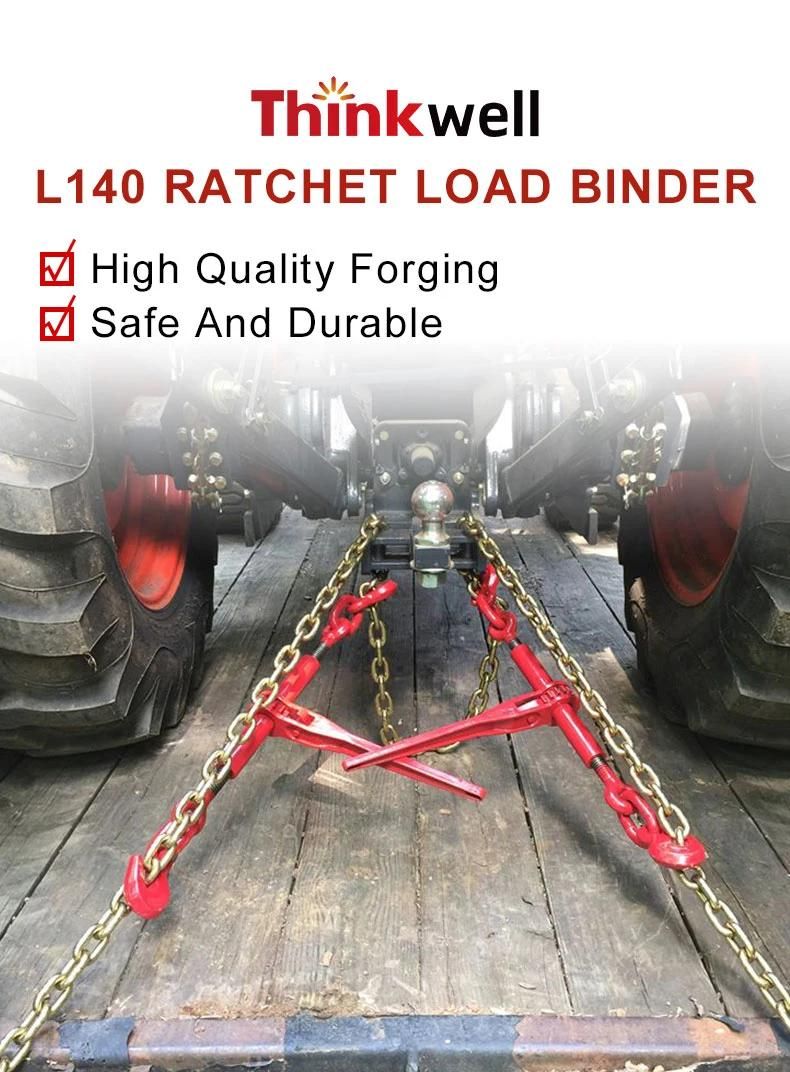 Forged Steel Red Painted L-140 Ratchet Type Load Binder