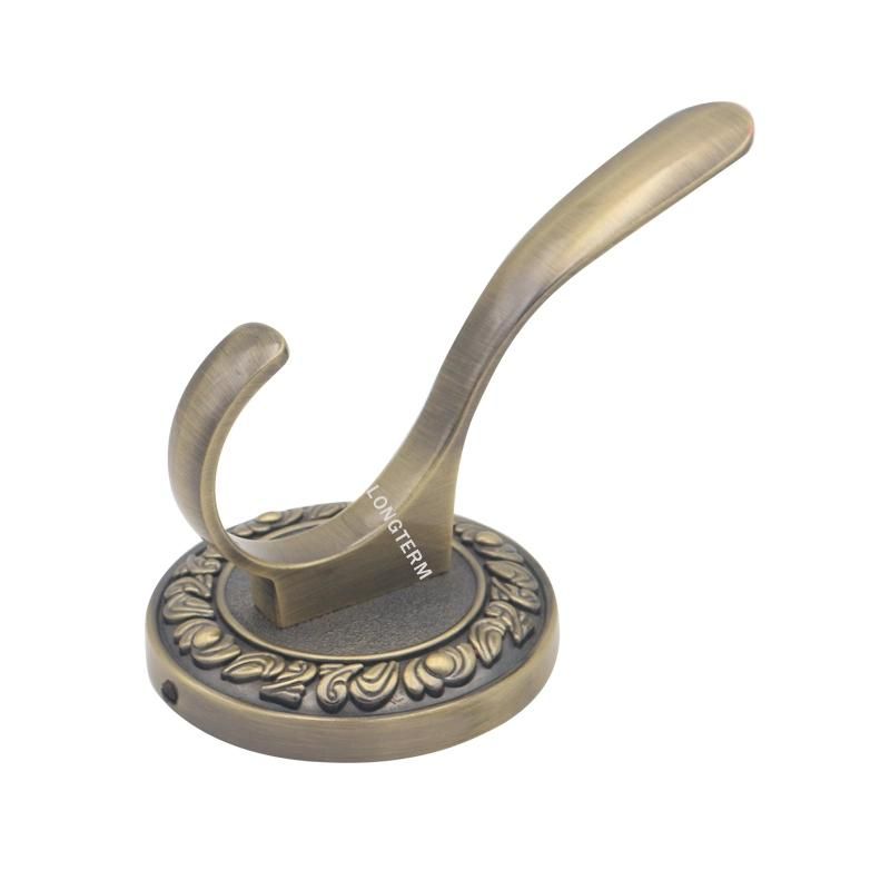 Zinc Alloy Decorative Wall Clothes Hooks for Bathroom