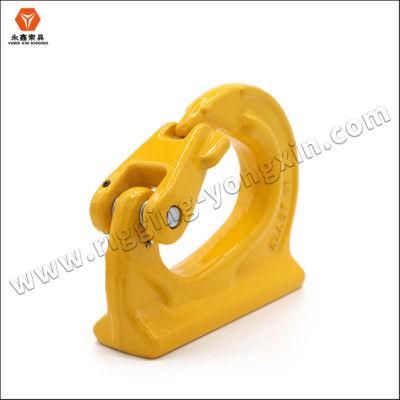 Drop Forged G80 Alloy Steel Powder Coated Weld on Hook for Lifting and Connecting