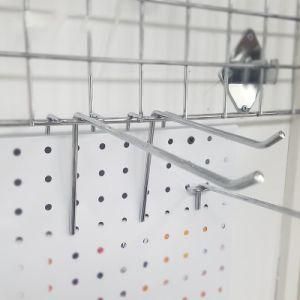 Pegboard Hook Metal Chrome Long Leg Display Hook