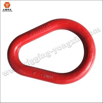 High Quality Alloy Steel Forged Pear Shape Master Lifting Link for Chain Lifting|Forged Pear Shape Link Ring