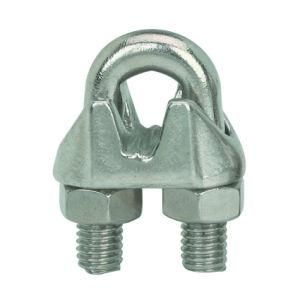 Non-Rust Zinc-Galvanized Steel Malleable Wire Rope Cable Clip Clamp