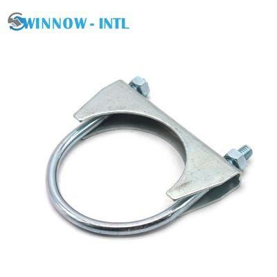 Exhaust Muffler Saddle U Type Connector Hose Exhaust Clamp