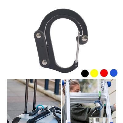 OEM Aluminium Alloy D Shaped Outdoor Travel Hook