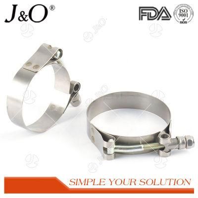 Wide Band Stainless Steel T Bolt Clamp