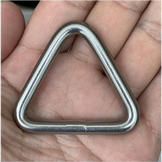 Stainless Steel Rigging Hardware Triangle Ring Welded Marine Grade